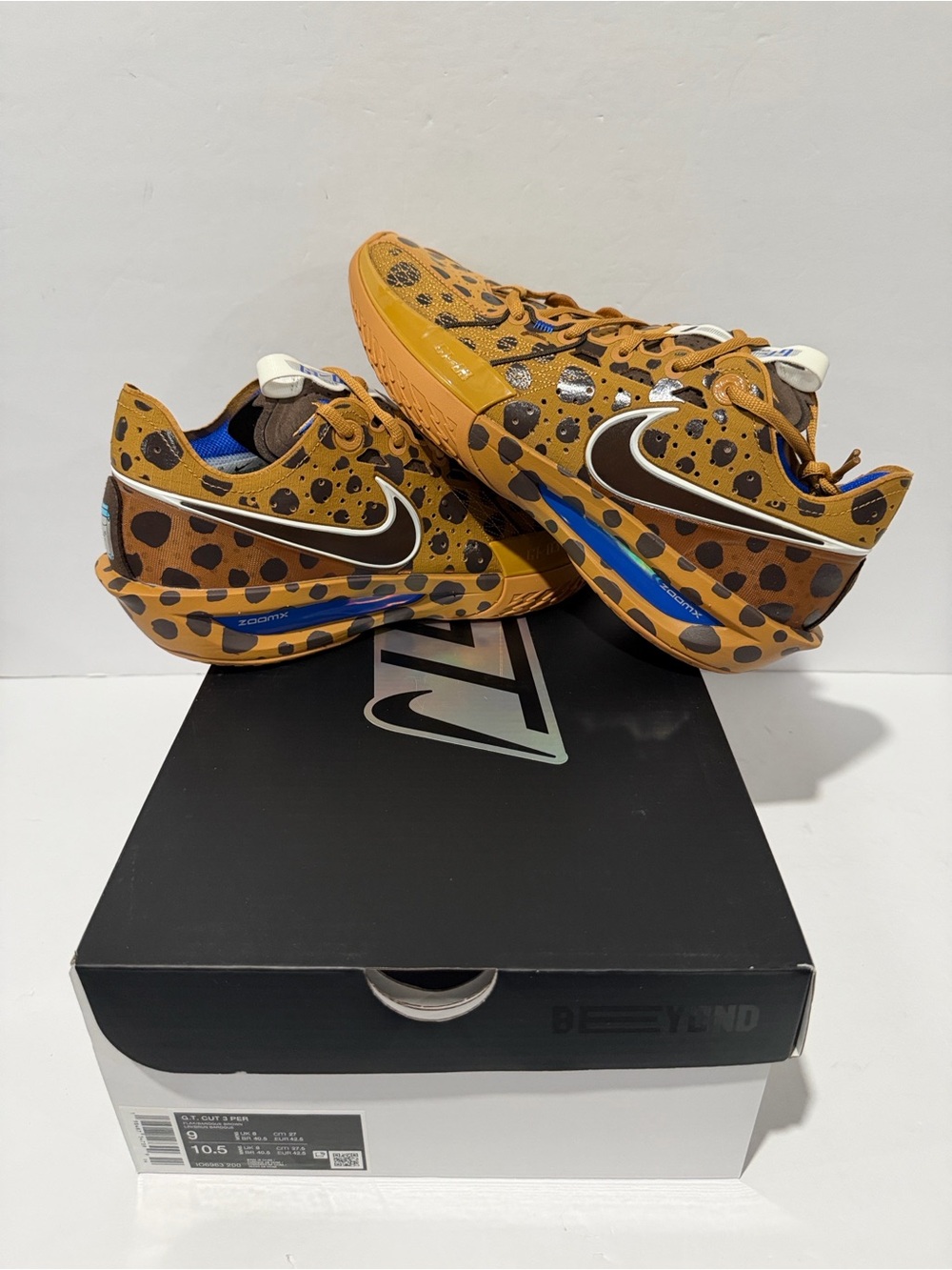 Nike Air Zoom GT Cut 3 x Jordan Poole 'Milk and Cookies' Sz: 9 (IO6963-200)